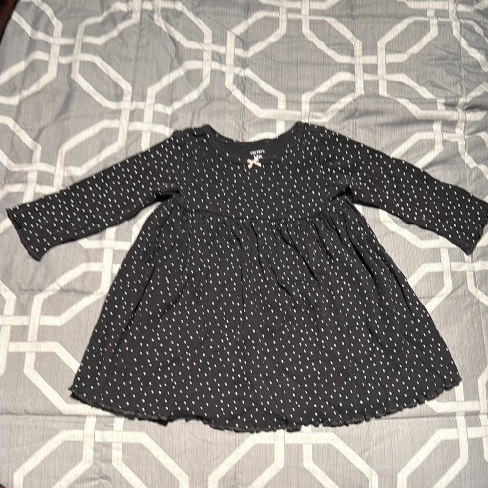 Carter’s Black Polka Dot Kids Dress